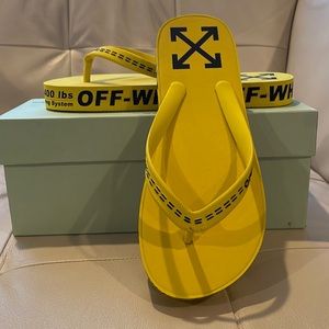 Off-White Logo Flip Flop Size 39